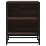 Bedside Cabinets 2 pcs Brown Oak 40x31x50 cm Engineered Wood and Metal 848708