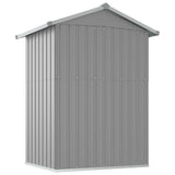 Garden Shed Grey 126x97,5x177 cm Galvanised Steel 316234