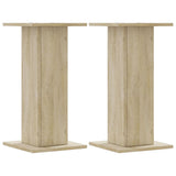Plant Stands 2 pcs Sonoma Oak 30x30x60 cm Engineered Wood 3307857