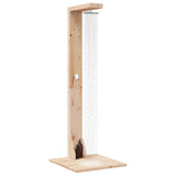 Outdoor Shower 210 cm Solid Pine Wood and Stainless Steel 886356