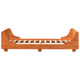 Bed Frame without Mattress Wax Brown 90x190 cm Single Solid Wood Pine 850790