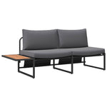 Garden Dining Set 3 pcs Anthracite Steel 3335888