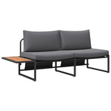 Garden Dining Set 3 pcs Anthracite Steel 3335888