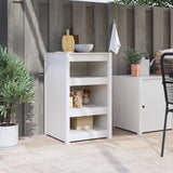 Kitchen Cabinet MEPPEL White 55 x 55 x 92 cm Solid Pine Wood 868158