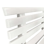 Garden Bench 145.5 cm Plastic White 43583