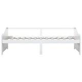 ZNTS 3-Seater Day Bed without Mattress White 90x200cm 322165