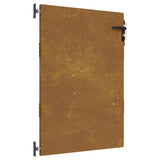 Garden Gate 85x125 cm Corten Steel 153258