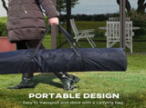 3.25 x 3.25m Pop Up Gazebo, Double-roof Garden Tent with Netting and Carry Bag, Party Event Shelter T3398P315898