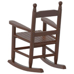 Rocking Chairs for Children 2 pcs Brown Solid Wood Poplar 3281599