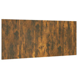 Bed Headboard Smoked Oak 200x1.5x80 cm Engineered Wood 816976