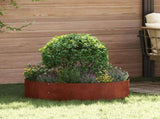 Planter Ring 5 pcs Rusty 80 x 80 x 20 cm Weathering Steel 873633