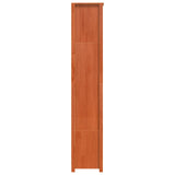Book Cabinet Wax Brown 80 x 35 x 183 cm Solid Pine Wood 869976