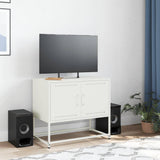 TV Cabinet White 68.5x39x60.5 cm Steel 846475