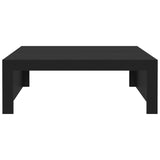 Coffee Table Black 100x100x35 cm Engineered Wood 808568