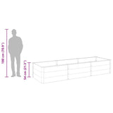 Garden Raised Bed Grey 300x100x54 cm WPC 318101