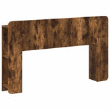Headboard Cabinet with Storage Smoked Oak Engineered Wood 8001206