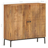 ZNTS Sideboard 75x30x75 cm Solid Mango Wood 286558