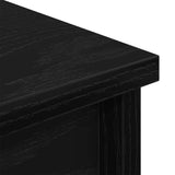 Highboard Black Oak 50x35x180 cm Engineered Wood 3328463