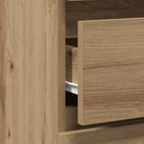 Bedside Cabinet Artisan Oak 40x35x62.5 cm Engineered Wood 856524