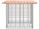 Garden Table Gabion Design 100x70x72 cm Solid Wood Douglas 834366