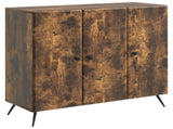 Sideboard Smoked Oak 89 x 34.5 x 80 cm Engineered Wood 895570