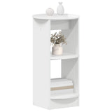 Side Cabinet High Gloss White Engineered Wood 899838