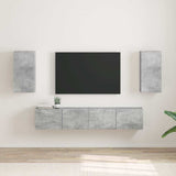 TV Wall Cabinet 2 pcs Concerte 30 x 31 x 60 cm Engineered Wood 892276