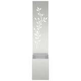 Garden Privacy Screen Silver 32 x 32 x 150 cm Galvanised steel 876411