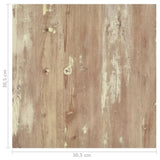 Self-adhesive Flooring Planks 55 pcs PVC 5.11 m Brown 324672