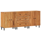 Side Cabinets 3 pcs 60x33x75 cm Solid Wood Acacia 3206286