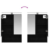 Bathroom Furniture Set 5 pcs Black Oak 3407000