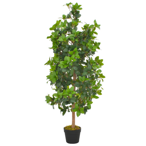 Artificial Plant Laurel Tree with Pot Green 120 cm 280179