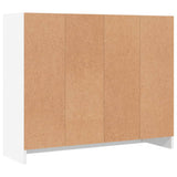 Sideboard White Engineered Wood Medium Sideboard Rectangular 823008