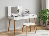Dressing Table FAUSKE White 100 x 50 x 78 cm 42040689
