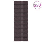 Wash Towels 50 pcs FROGN Anthracite 30x30 cm 100% Cotton 136676
