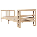 Bed Frame with Headboard without Mattress 75x190 cm Small Single 3305953