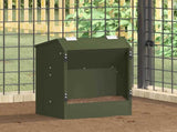 Rabbit Feeder Olive Green 33.5 x 25.5 x 45.5 cm 874592