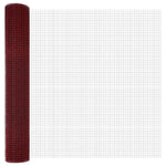 Welded Wire Fence Red 1.5 x 25 m Steel 42005326
