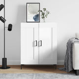 Sideboard High Gloss White 69.5x34x90 cm Engineered Wood 830198