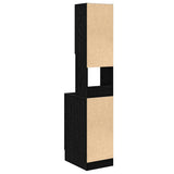 Kitchen Sideboard with Drawer Black Oak 32 x 50 x 180 cm 871379