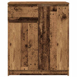 Sideboard with Drawer Old Wood 71x35x84 cm Engineered Wood 861596