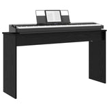 Keyboard Stand Black Oak 120 x 32 x 64 cm Engineered Wood 899488