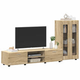 TV Cabinet Set FLORIN 3 pcs Sonoma Oak Engineered Wood 3397936