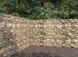 Gabion Wall with Cover Galvanised Steel 300x50x200 cm 145090