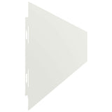 Lawn Edgings 50 pcs White 10x103 cm Cold-rolled Steel 860137
