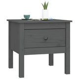 Side Tables 2 pcs Grey 50x50x49 cm Solid Wood Pine 813799