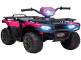12V Kids Quad Bike with Forward, Reverse Functions, Ride-On ATV w/ Music, LED, Headlights, for Ages T3398P348337