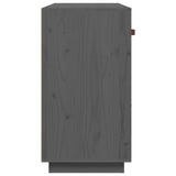 Sideboard Grey 100x40x75 cm Solid Wood Pine 820149