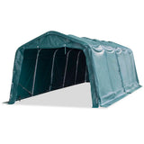 Removable Livestock Tent PVC 550 g/m 3.3x8 m Dark Green 3055650