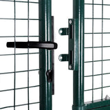 Double Door Fence Gate 300x150 cm Powder-Coated Steel 142025